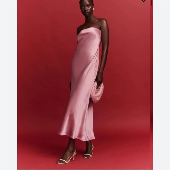 Reformation Joana Silk Dress - Picture 1 of 5